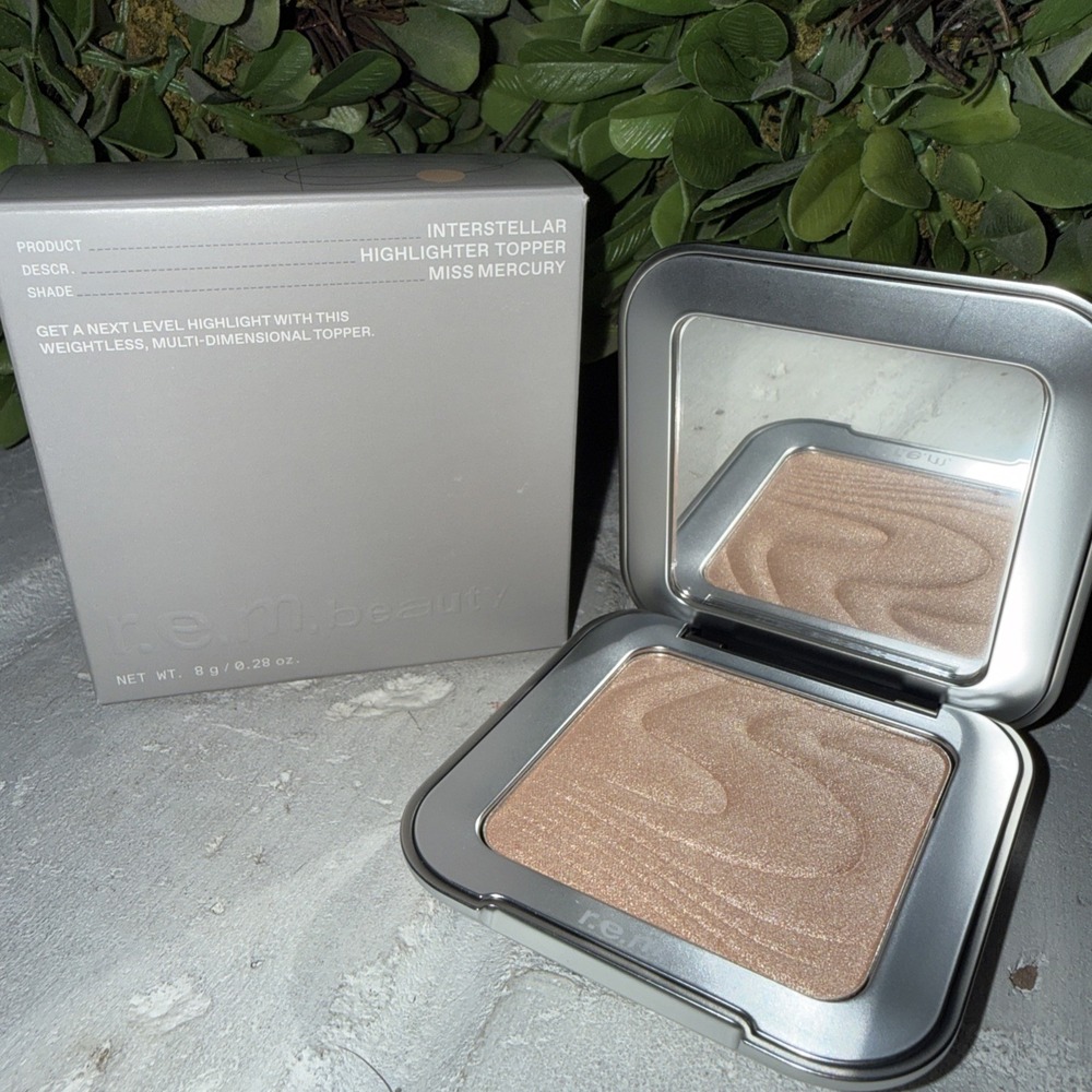 R.E.M. Beauty Interstellar Highlighter Topper Miss Mercury Full Size REM NIB
